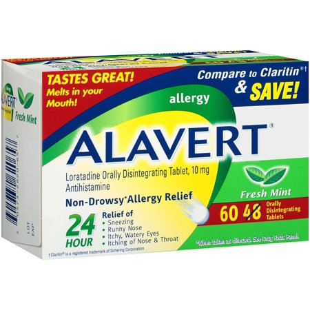 Alavert 24 Hour Orally Disintegrating Tablets Citrus Burst, 60 ea (Pack of 3)