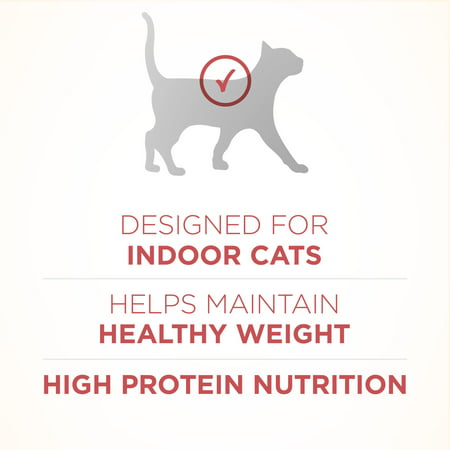 Purina ONE +Plus Indoor Advantage With Real Salmon No. 1 Ingredient, High Protein Dry Cat Food, 7 lb. Bag, 7 lbs