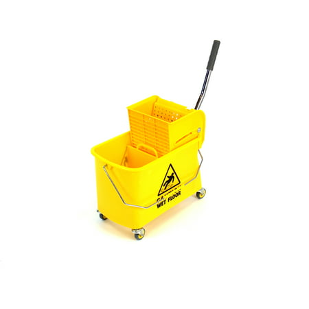 Small Mop Bucket with Wringer 5.2 Gallon AF08068