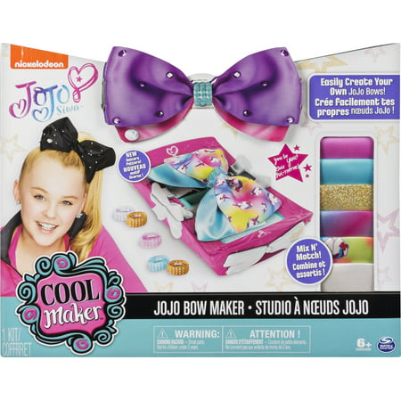 Cool Maker - JoJo Siwa Bow Maker with Rainbow and Unicorn Patterns, for Ages 6 and Up (Edition May Vary)