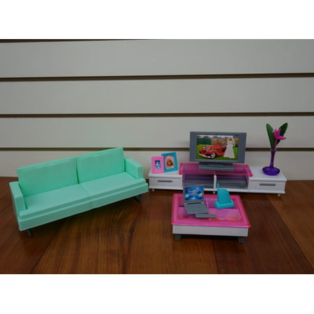 My Fancy Life Leisure Living Room for 11.5" Fashion dolls and dollhouse Furniture play set (Doll & Clothing not included)