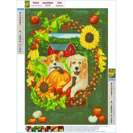 DIY 5D Diamond Painting Kits for Adult, Diamond Arts and Crafts for Kids 12x16 Inch