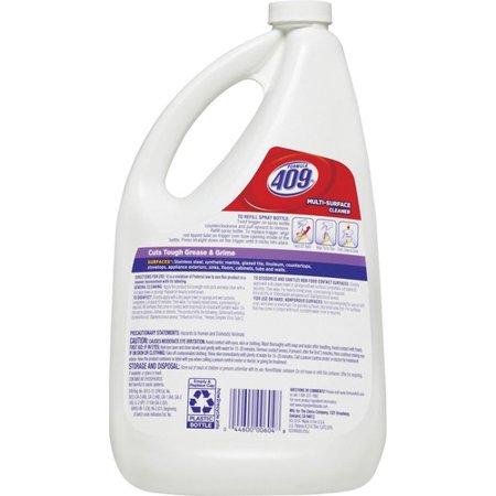 Formula 409 Multi-Surface Cleaner, Refill Bottle Liquid - 64 fl oz (2 quart) - Fresh Clean Scent - 1 Each - White