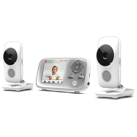 Motorola MB483-2, Video Baby Monitor, 2 CamerasWhite,