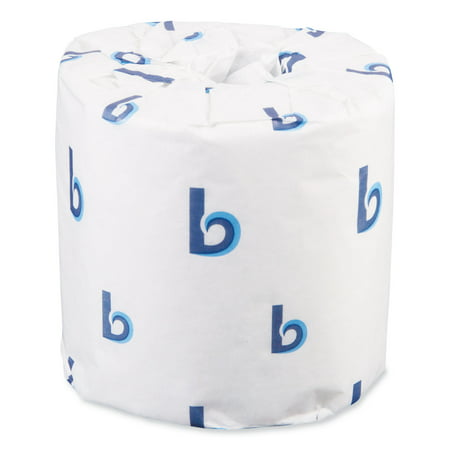 Boardwalk Two-Ply Toilet Tissue, Septic Safe, White, 4 x 3, 400 Sheets/Roll, 96 Rolls/Carton -BWK6144