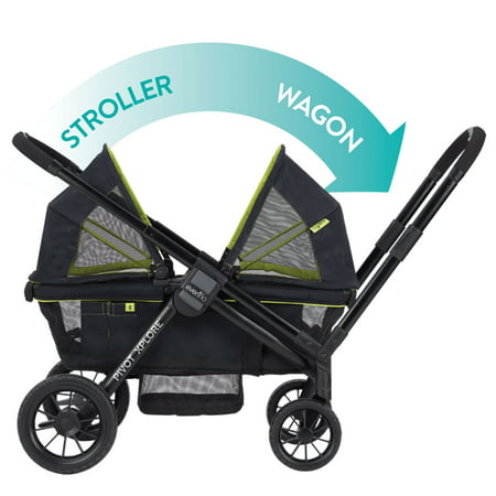 Evenflo Pivot Xplore All-Terrain Stroller Wagon (Wayfarer Black)Wayfarer Black,