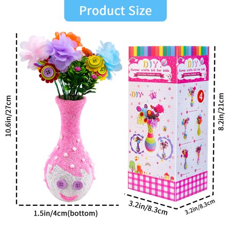 Kids Crafts Gifts for Girls Boys Age 5-12, Arts and Crafts Sets Presents 7 8 9 10 11 Kids Girls DIY Flowers Crafts Kits Toys Gifts for Kids Age 5-12girl,