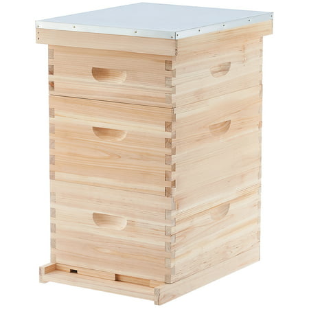 Preenex 30-Frame Hive Frame/Bee Hive Frame with Metal Roof for Beekeeping