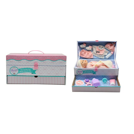 Dream Collection 13 Inch Toy Baby Doll In Traveling Trunk