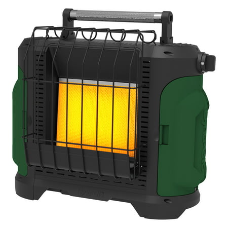 Dyna-Glo Grab N Go XL Portable Heater 18,000 BTU Propane (LP) Recreational Radiant Heater, Green