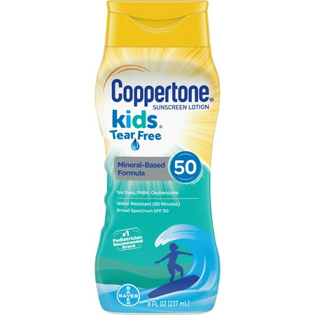 Coppertone Kids Sunscreen SPF 50 Tear-Free Lotion, 8 fl oz