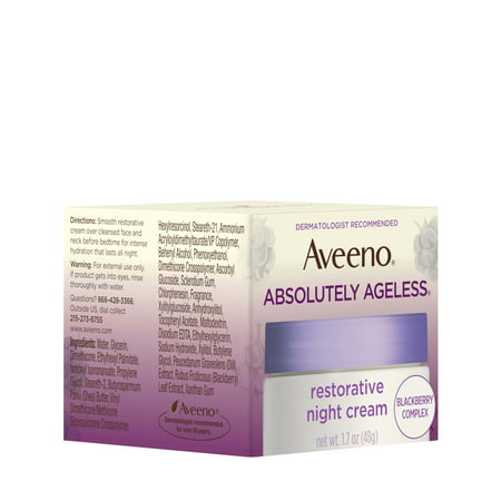 Aveeno Absolutely Ageless Restorative Night Face Cream, 1.7 fl. oz