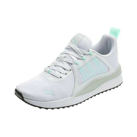 Puma Womens Pacer Net Cage Lifestyle Running Shoes White 10 Medium (B,M)White,