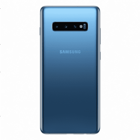 SAMSUNG Galaxy S10 G973U 128GB, Prism Blue Fully Unlocked Grade B (LCD Shadow) (Used)
