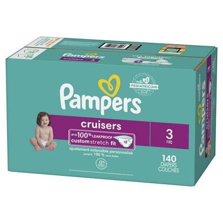 Pampers Cruisers Diapers (Choose Size and Count), Size 3