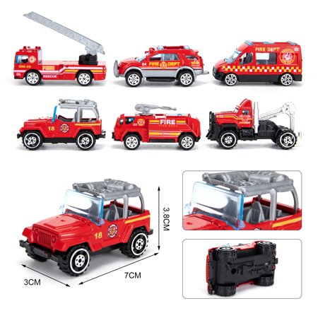 LELINTA 19 Pack Fire Truck Cars Toy,With Transport Cargo Airplane Toy & Large Play Mat Set,Educational Vehicle Car Setfor Boys 3 4 5 6 7 Year Old Gifts,Kids Car Toys Carrier Truck ToyMulticolor,