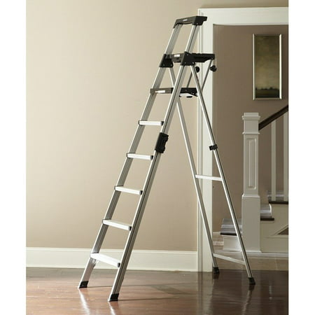 Cosco 8 Ft. Signature Series Aluminum Folding Step Ladder 300 Lb. Type IA (12 Ft. Max Reach)