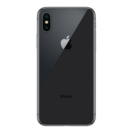 Restored Apple iPhone X 256GB, Space Gray - Unlocked LTE (Refurbished), Gray