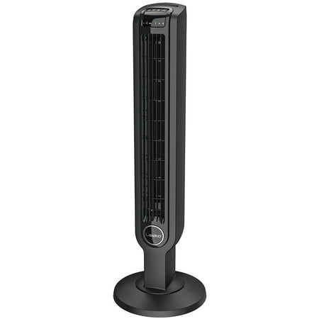 Lasko 36" 3-Speed Oscillating Tower Fan with Remote Control and Timer, Model T36211, BlackBlack,