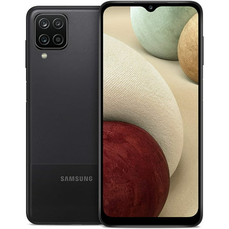 SAMSUNG Galaxy A12, Fully Unlocked, Black, 32 GB, 6.5 in Screen, Grade B+