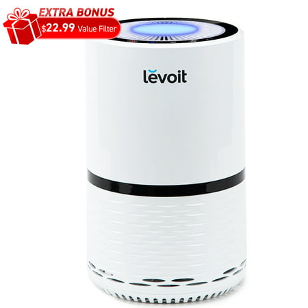Levoit Air Purifier LV-H132-XR, True HEPA Air Cleaner for Allergies and Asthma [Walmart Exclusive Bonus Filter]