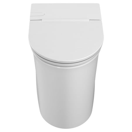 American Standard Studio S 1-piece 1.0 GPF Single Flush Elongated Low-Profile Toilet in White, Seat Included, White