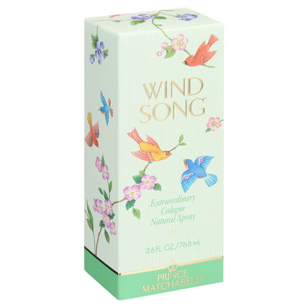 Prince Matchabelli Wind Song Cologne Spray for Women, 2.6 Oz Full Size