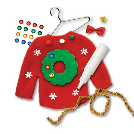 Creativity for Kids Sweater Ornaments Craft Kit (8 Pieces)