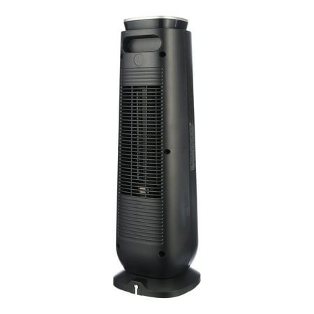 Pelonis 23" Ceramic Tower Fan-Forced Space Heater, PTHW15-18MR, Black