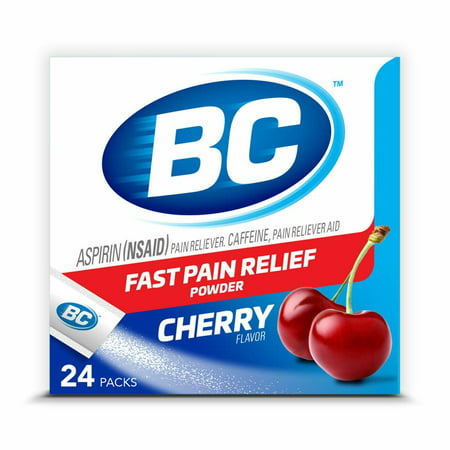 BC Headache Powders, Cherry 24 ea (Pack of 4)