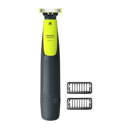 Philips Norelco Oneblade Wet Aisle Hybrid Electric Trimmer and Shaver QP2510/49Black and Green,