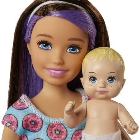 Barbie Doll Skipper High Chair and Crib Playset Babysitters Inc.