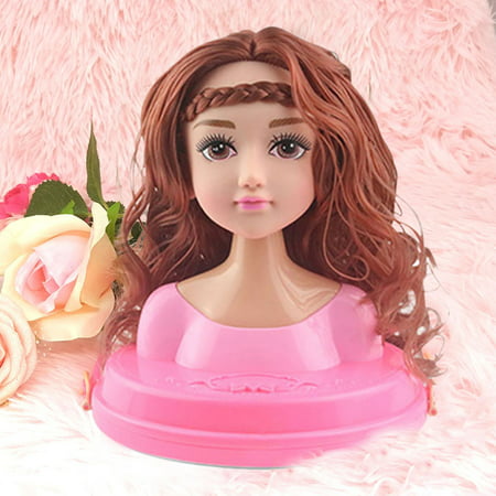 Firlar Kids Dolls Styling Head Makeup Comb Hair Toys For 3-6 Years Doll Set Pretend Play Princess Dressing Play Toys For Little Girls Makeup Learning Ideal Present, A1