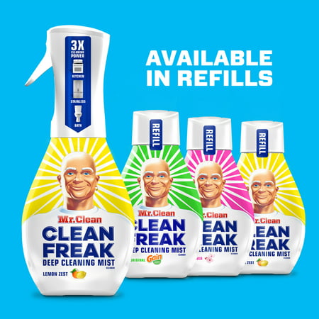 Mr. Clean Clean Freak Multi-Surface Spray Refill, Lemon Zest