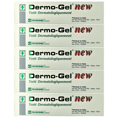 Dermo Gel 30g NEW TECMOMED Brand (Pack of 5)