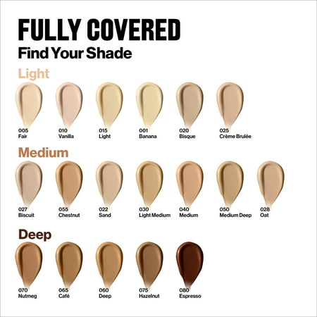 Revlon ColorStay Full Coverage Long Wearing Concealer, Fair, 0.21 fl ozFair,