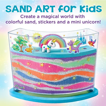 Creativity for Kids Rainbow Sandland - Sand Art - Child Craft Kit for Boys and Girls