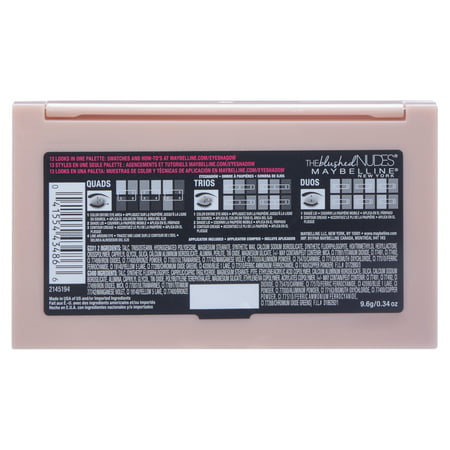 Maybelline The Blushed Nudes Eyeshadow Palette, 0.34 ozThe Blushed,