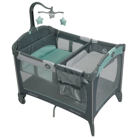 Graco Pack 'n Play Change 'n Carry Playard with Bassinet, ManorManor,