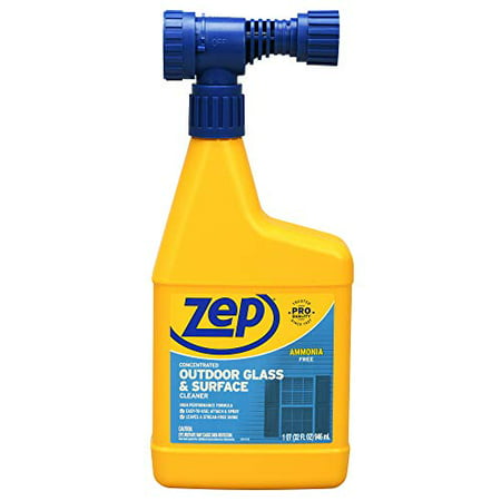 Zep Concentrated Outdoor Glass and Surface Cleaner HoseEnd Ounce , 32 Fl Oz
