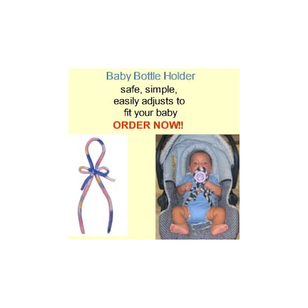 BABY BOTTLE HOLDER, Hands Free Feeding, Twins, Triplets, Multiples-Pink (1)