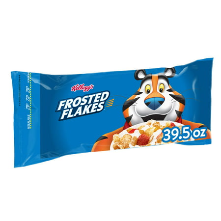 Kellogg's Frosted Flakes Cold Breakfast Cereal, Original, 39.5 oz