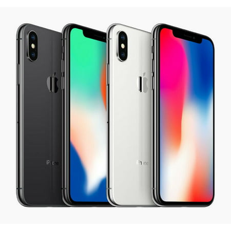 Apple iPhone X 64GB 256GB All Colors - Factory Unlocked Cell Phone - Very Good Condition, Gray