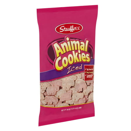Stauffer's Iced Animal Cookies, 30 Oz