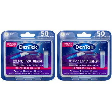 DenTek Adult Instant Pain Relief Kit, 50 ea (Pack of 2)