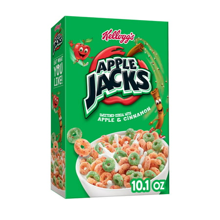 Kellogg's Apple Jacks Breakfast Cereal, Original, 10.1 oz