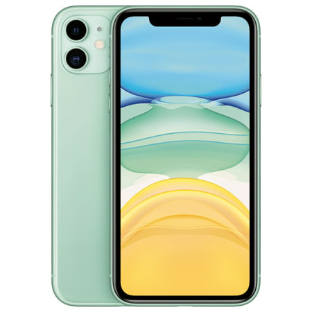Restored Apple iPhone 11, 128 GB, Green - Fully Unlocked - GSM and CDMA compatible (Refurbished), Green