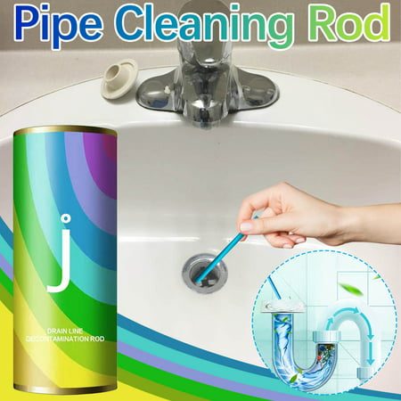 household cleaning Pipe Cleaning Stick Household Sterilization Deodorant Toilet Toilet Kitchen Floor Sewer Cleaning Dredging Agent Multicolour One Size