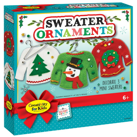 Creativity for Kids Sweater Ornaments Craft Kit (8 Pieces)