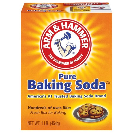 Arm & Hammer Pure Baking Soda 1 lb. Box (Pack of 2)